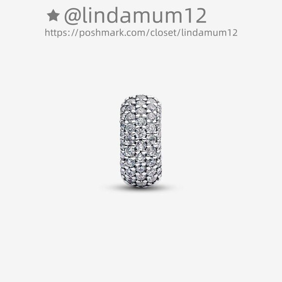 Pandora Pavé Clip Charm - Picture 2 of 6